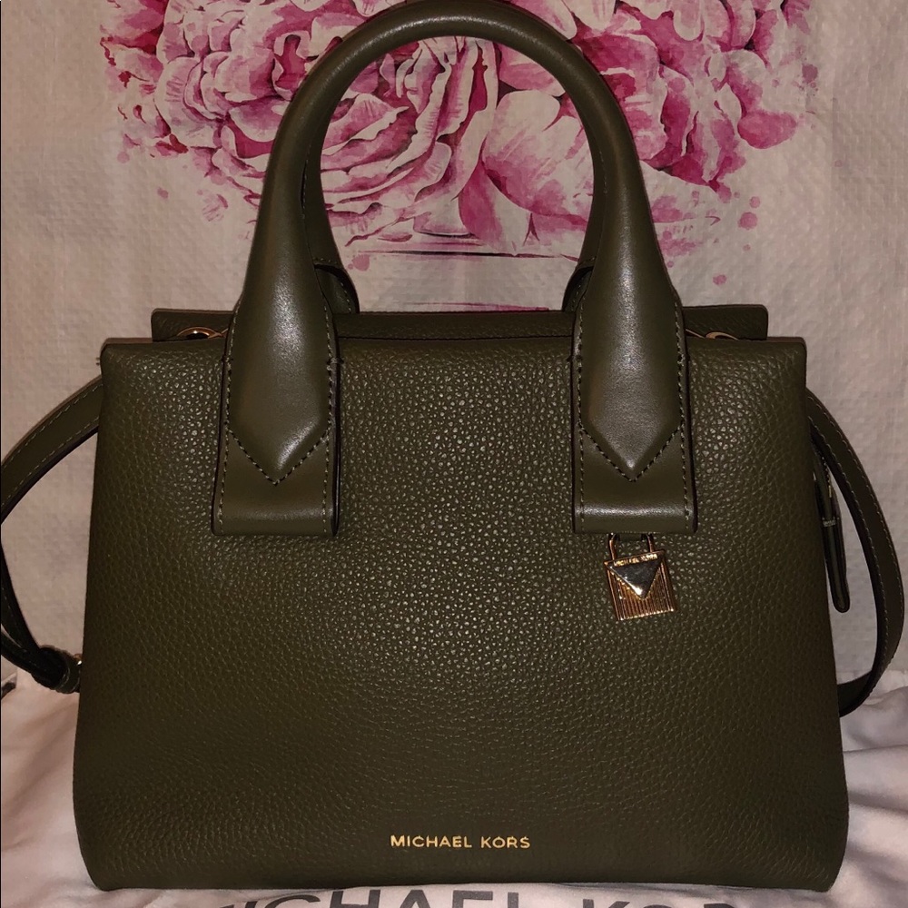 Olive green Michael Kors purse